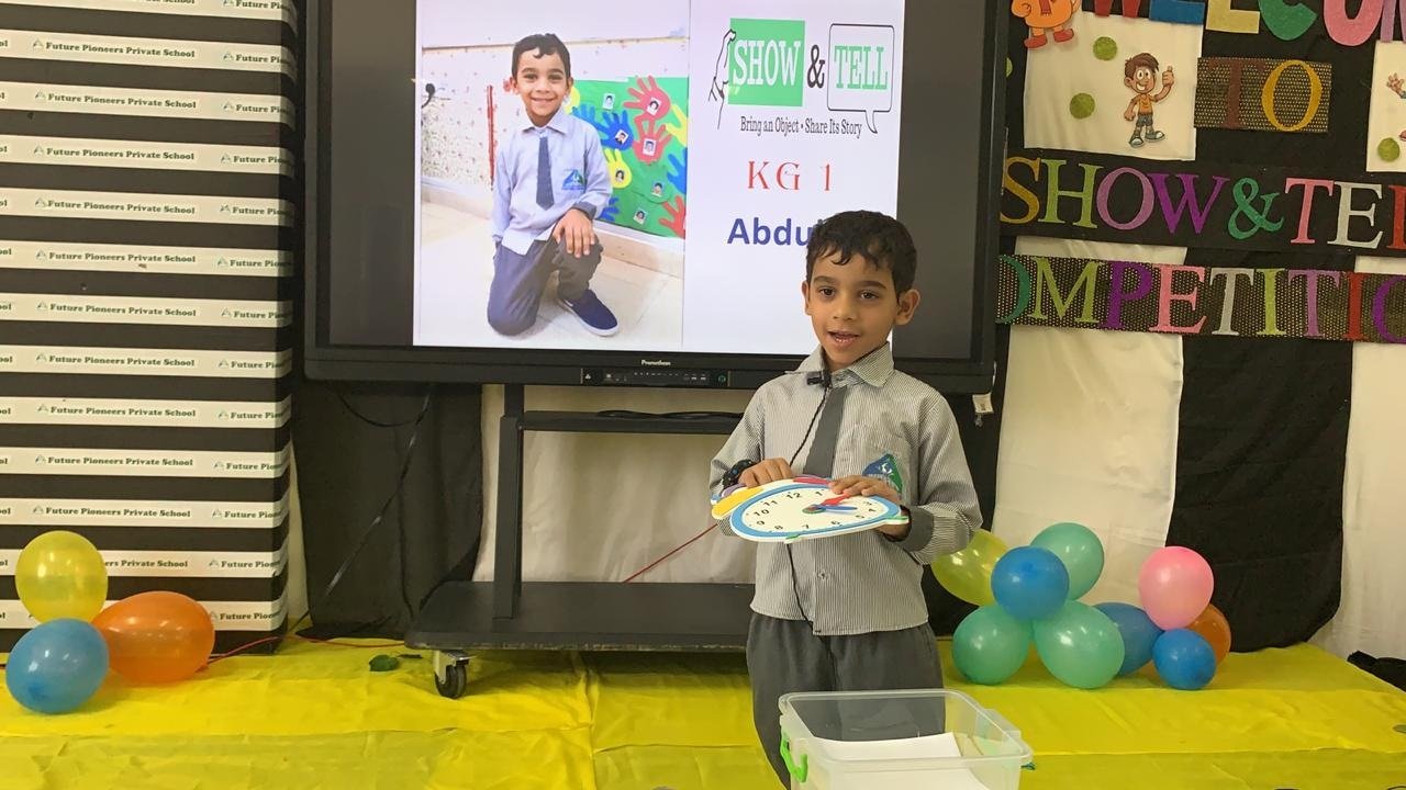 Show and Tell Kg’s Edition